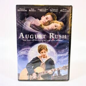 August Rush DVD 2007 Freddie Highmore Robin Williams Widescreen Full-Screen New